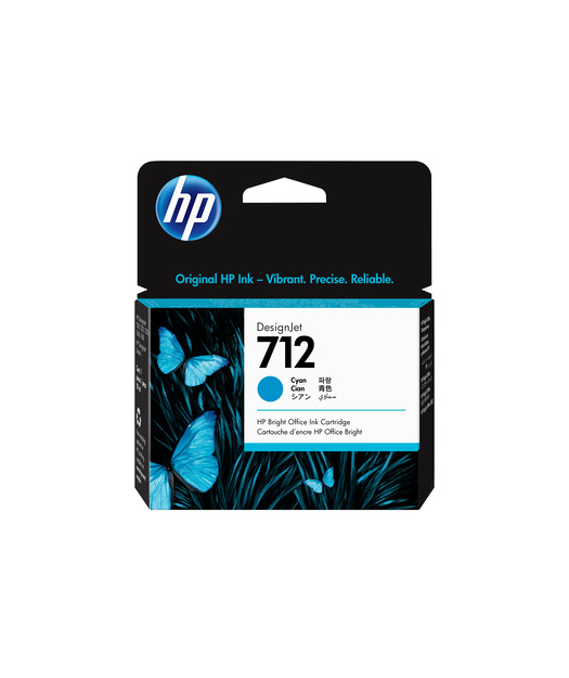 HP 3ED67A 712 29-ml Cyan DesignJet Ink Cartridge
