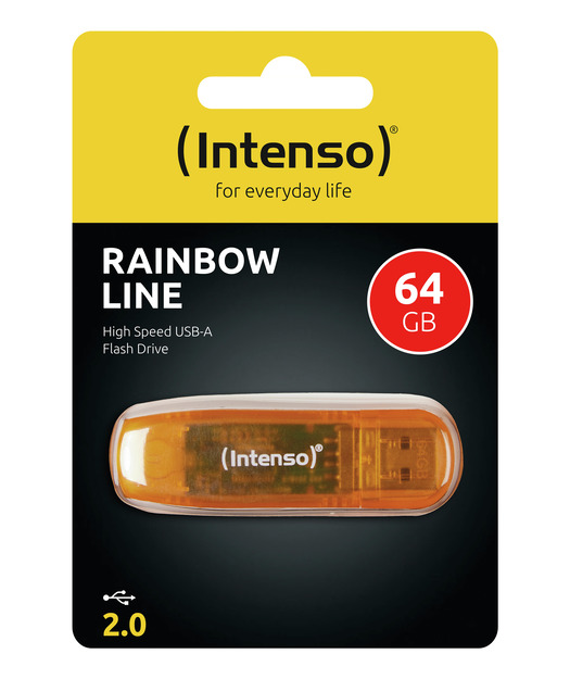 Intenso USB 2.0 64GB Rainbow Line Bellek