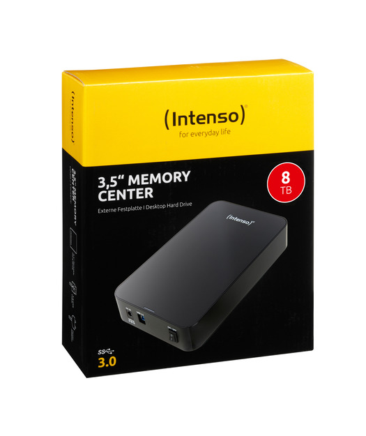 Intenso 3,5' Taşınabilir HDD 3.0 8TB Siy
