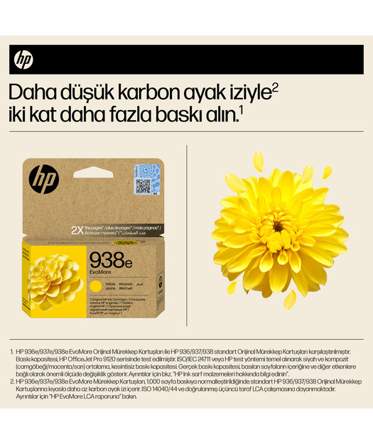 HP 4S6Y1PE EvoMore Sarı M.Toneri(938e)