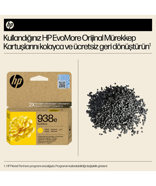 HP 4S6Y1PE EvoMore Sarı M.Toneri(938e)