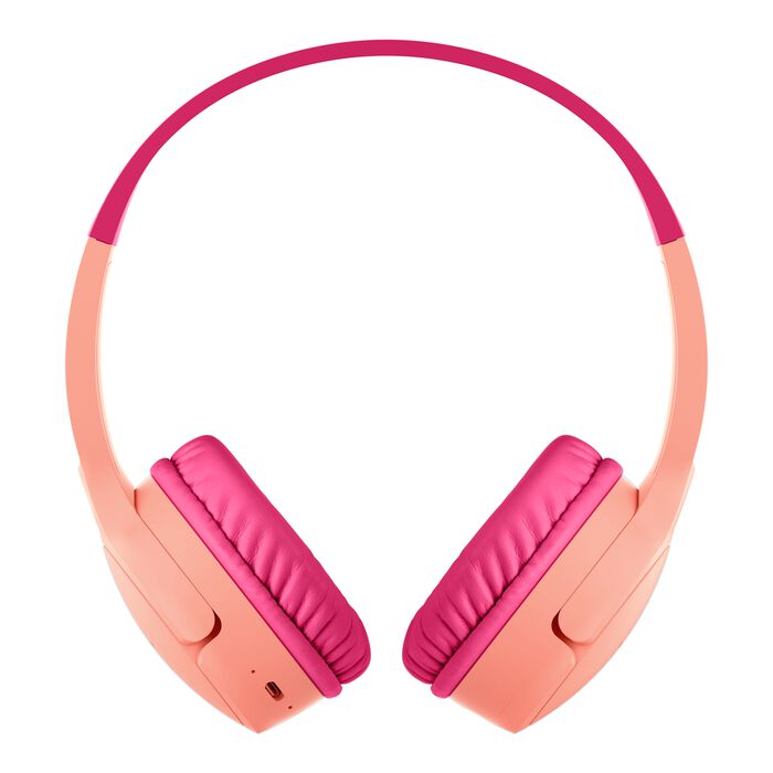 Belkin AUD002 SoundForm Mini Kablosuz Kafaüstü Çocuk Kulaklık-Pembe