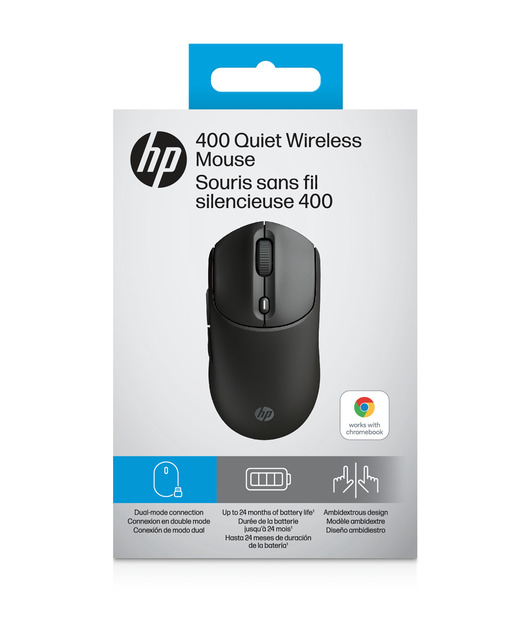HP 400 Sessiz Kablosuz Fare SiyahHP 400 Sessiz Kablosuz Fare Siyah