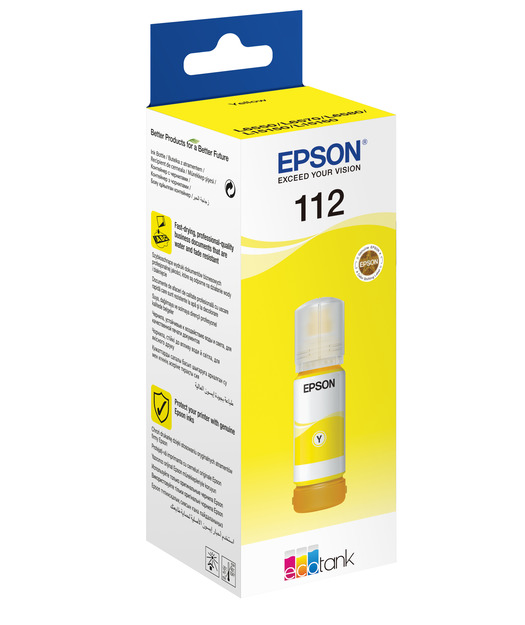 EPSON 112 ECOTANK YELLOW INK BOTTLE