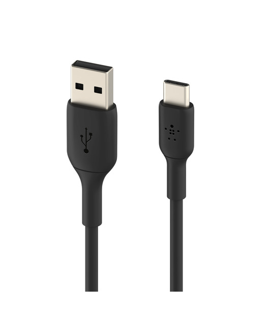 Belkin CAB001 BoostCharge 15W USB-A'dan USB-C'ye 1m  Data ve Hızlı Şarj Kablosu - Siyah