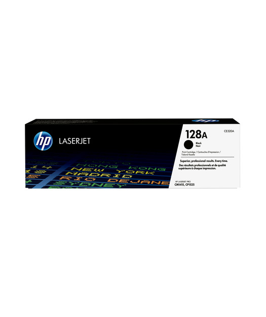 HP CE320A Black Toner Kartuş (128A)