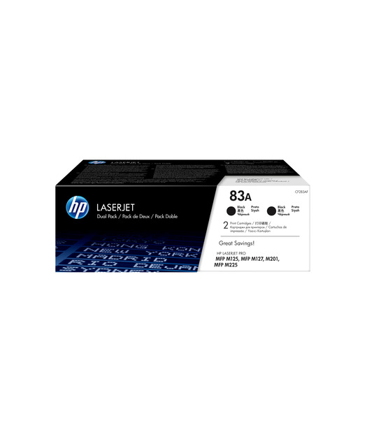 HP CF283AF 2'li Paket Black Toner Kartuş (83A)