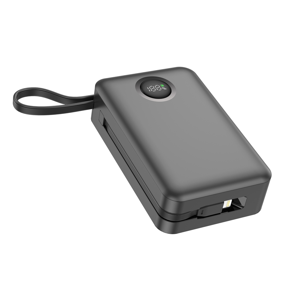 Dexim CZ03 65W PD Dahili Lightning& Type-C Kablolu 20000 Mah Powerbank