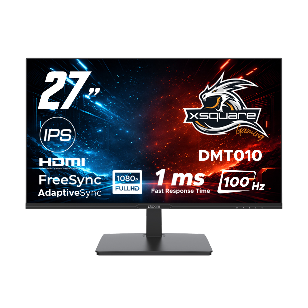 Dexim DMT010 27"  100Hz 1ms FHD HDMI VGA HDR Low Blue Light FreeSync Fast IPS Monitör