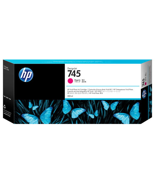 HP F9K01A Magenta Mürekkep Kartuş (745)