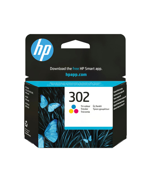 HP F6U65AE CMY Renkli Mürekkep Kartuş (302)