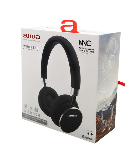 Aiwa HSTBT-800BK Kablosuz Aktif Gürültü Önleyici Kulaküstü Kulaklık Siyah