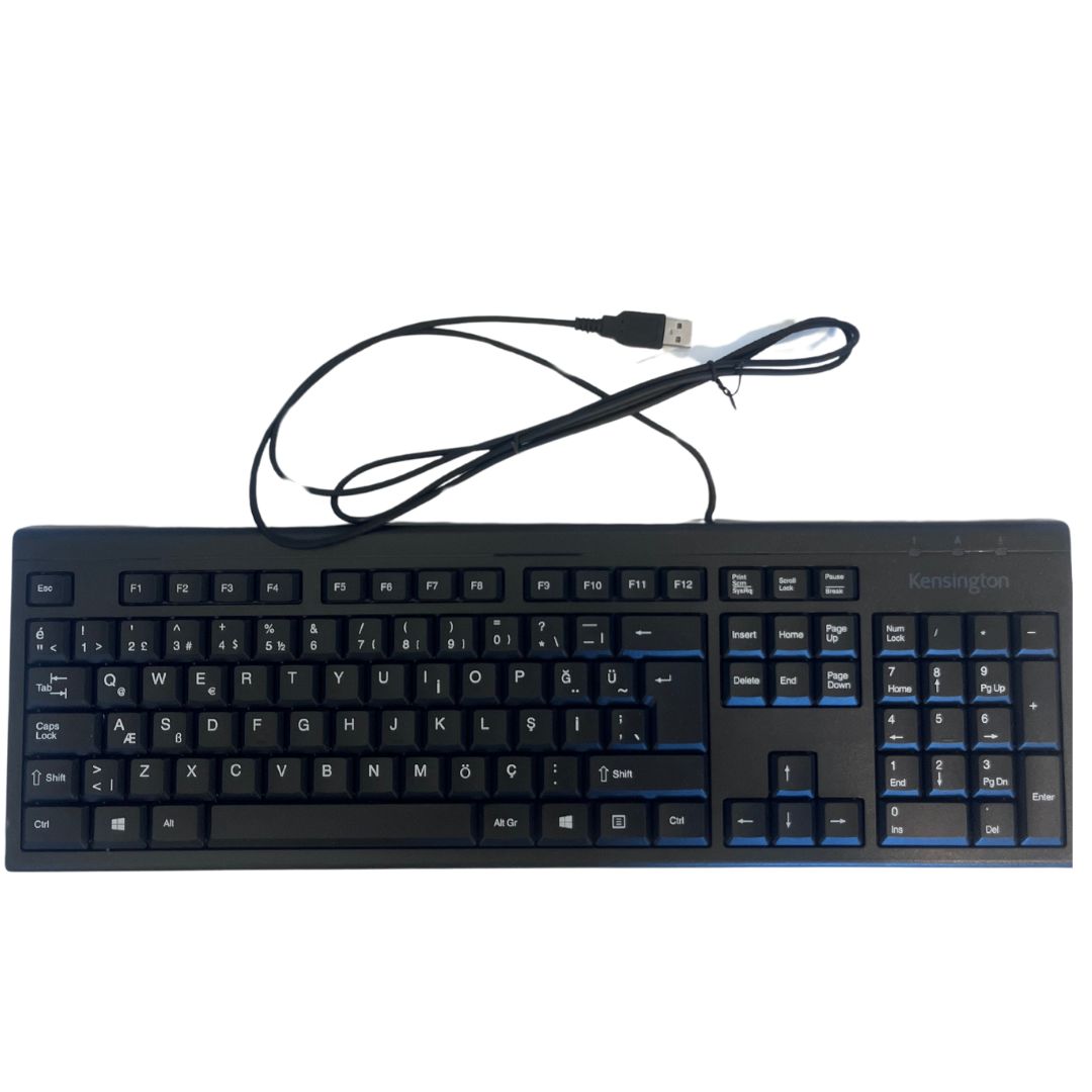 Kensington EQ KB100 EQ Kablolu Tam Boy Türkçe Klavye