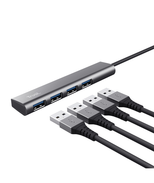 Trust 4 Bağlantı Noktalı USB 3.2 Gen 1 Hub