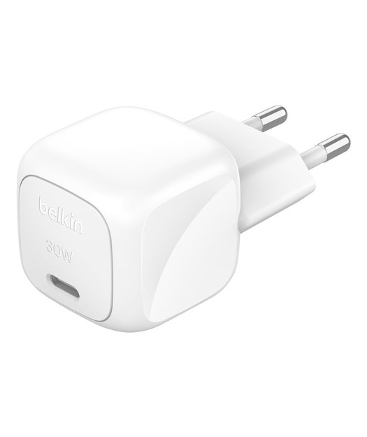 Belkin WCA008 Şarj Cihazı USB-C 30W PD & PPS Teknolojili - Beyaz