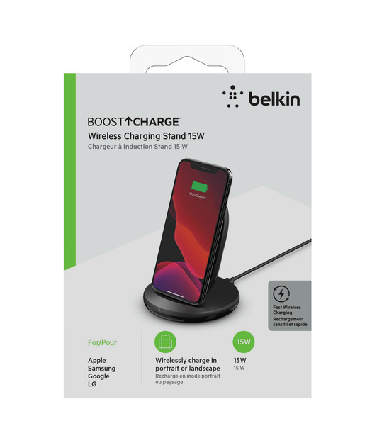 Belkin Tekli Wireless Stand 15 W - Siyah
