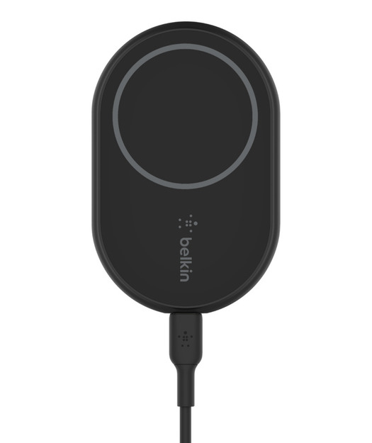 Belkin WIC004 Magsafe 10W Araç Kablosuz Şarj ve Tutucu - Siyah (Şarj Adaptörü Dahil)