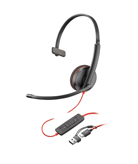 Poly BW 3225 USB-C HS +3.5mmP +USB-C/A