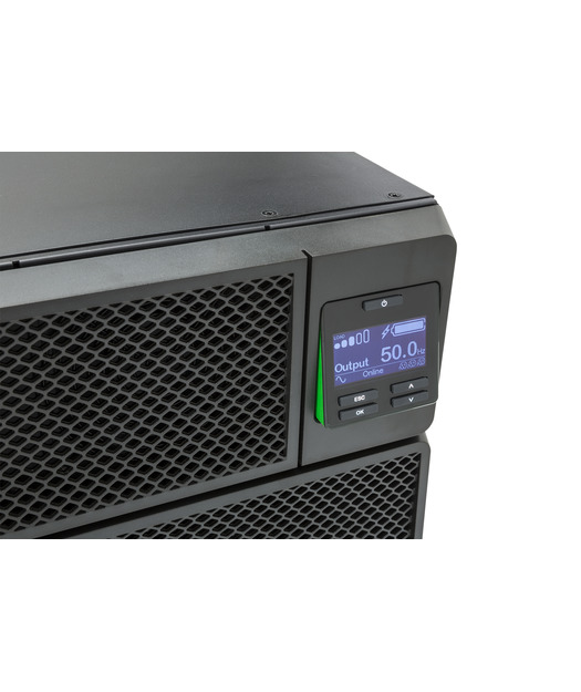 APC Smart-UPS On-Line, 5kVA, Rackmount 3U, 230V, 6x C13+4x C19 IEC outlets, Network Card+SmartSlot, Extended runtime, W/ rail kit