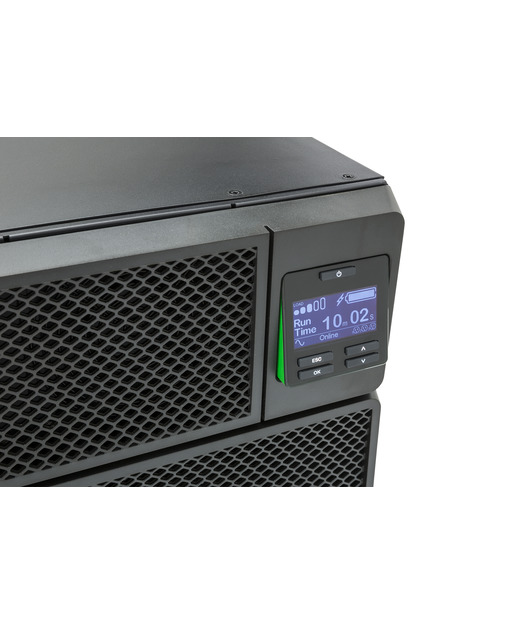 APC Smart-UPS On-Line, 5kVA, Rackmount 3U, 230V, 6x C13+4x C19 IEC outlets, Network Card+SmartSlot, Extended runtime, W/ rail kit