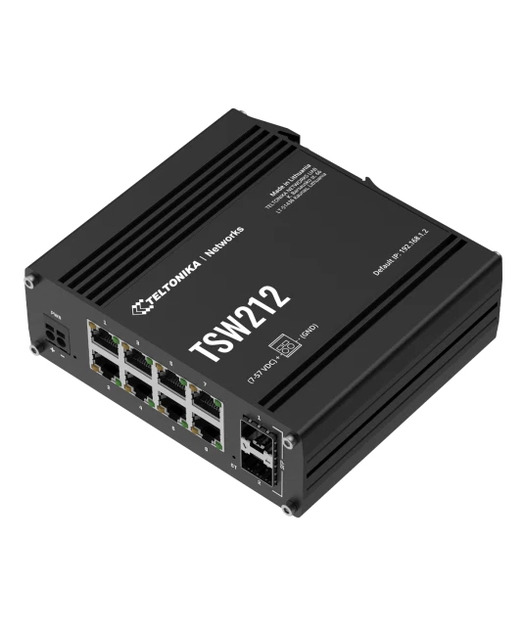 8 x 1 Gbps ETH port, 2 x 1 Gbps SFP, man