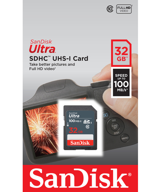 SanDisk Ultra SDHC Memory Card 32GB