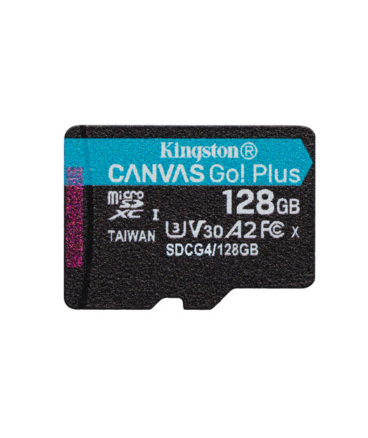 Kingston 128GB Canvas Go Plus microSD Gen4