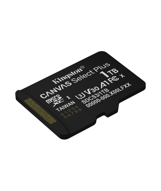1TB microSDXC Canvas Select Plus Gen3 150MB/s A1 Card + Adapter