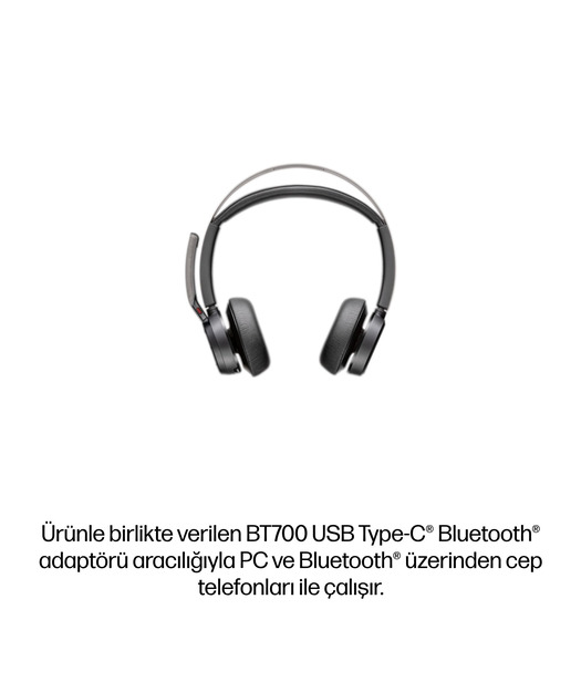 Poly VF2 -M USB-C-C HS +USB-C/A +CHS WW
