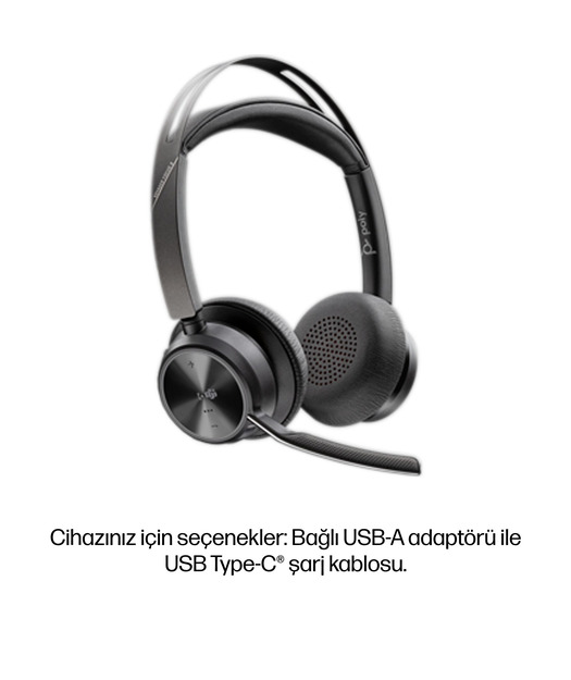 Poly VF2 -M USB-C-C HS +USB-C/A +CHS WW