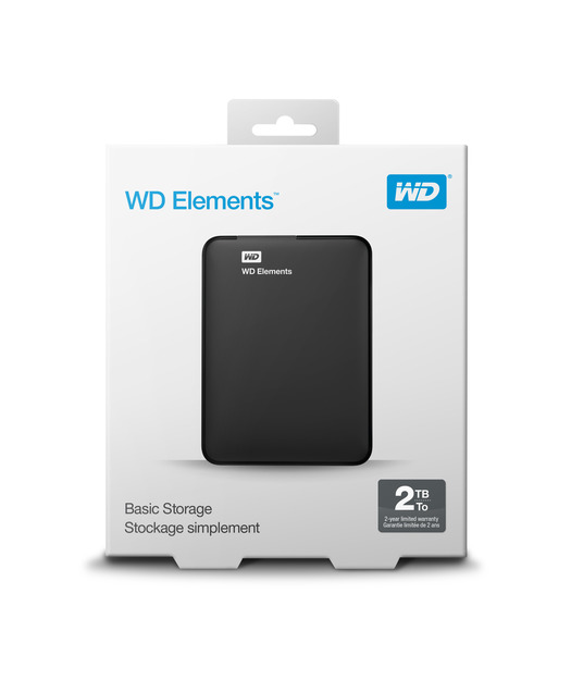 Western Elements USB 3.0 2.5" 2TB Taşınabilir Disk Siyah