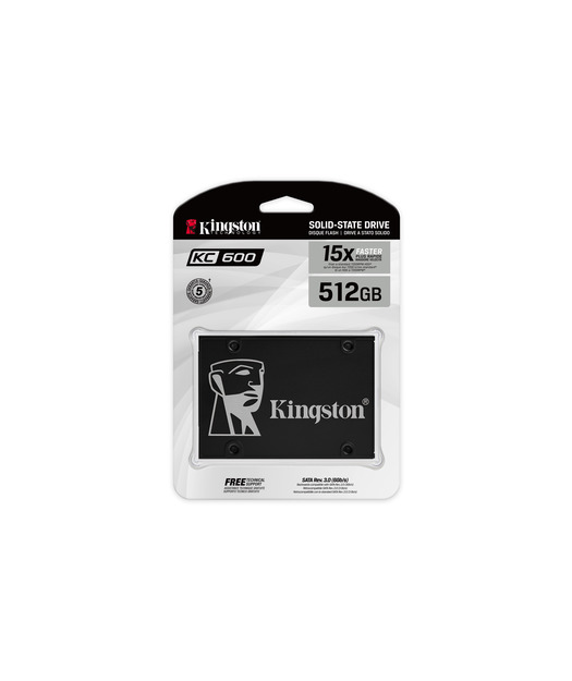 Kingston 512GB SSD KC600 SATA3 2.5"