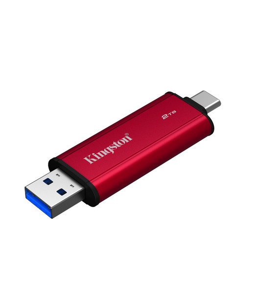 2TB Dual USB-A/C Portable SSD, Up to 1050MB/s USB 3.2 Gen 2