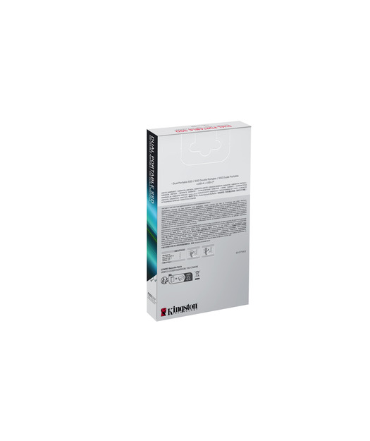 1TB Dual USB-A/C Portable SSD, Up to 1050MB/s USB 3.2 Gen 2